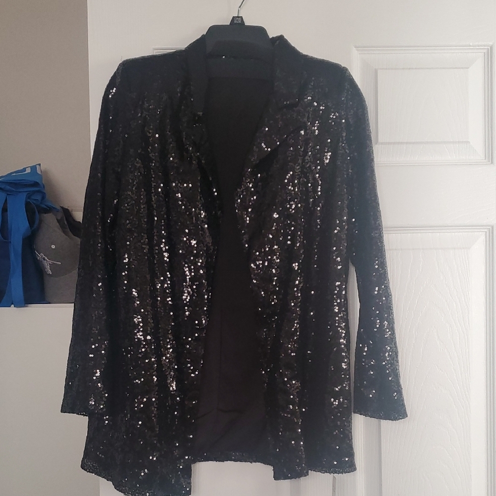 Sequin Black Women's Jacket